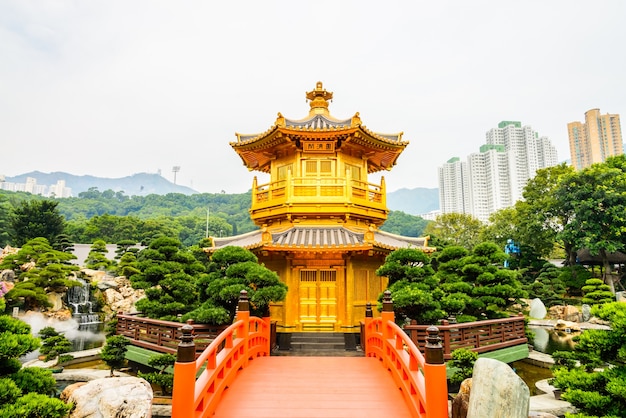 Foto gratuita tempio di chi lin a nan lian giardino