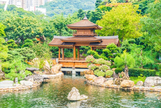 Chi lin temple in nan lian garden