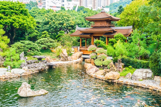 Foto gratuita tempio di chi lin nel giardino di nan lian