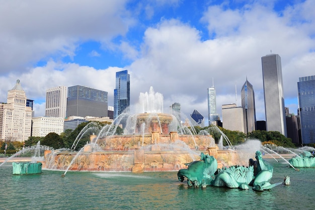 Чикаго Букингемский фонтан