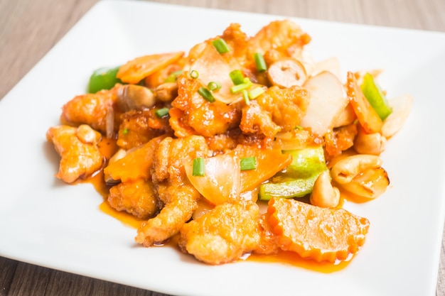 Chicken dish with vegetables