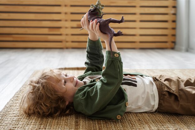 Child having fun during playtime