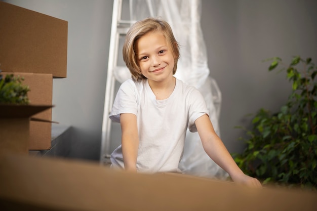 Child moving into a new home
