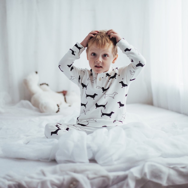 Child in pajama