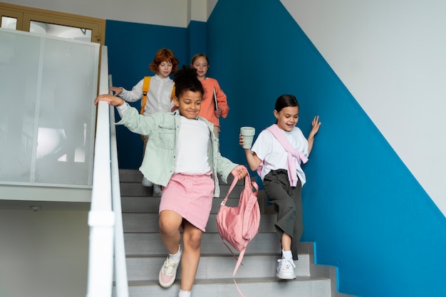 Free photo child students in school