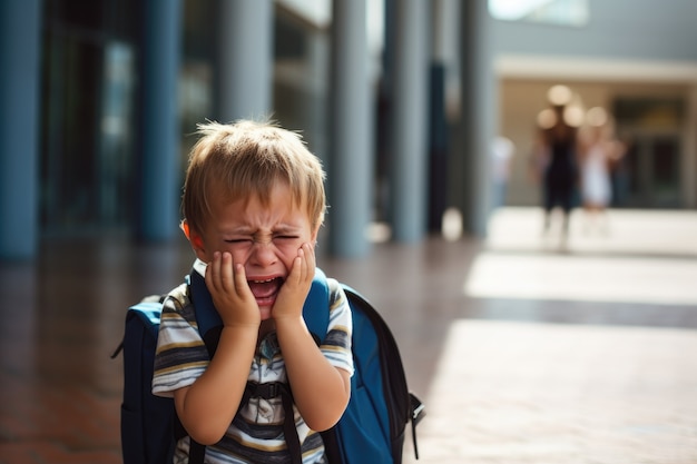 Child suffering at school for getting bullied