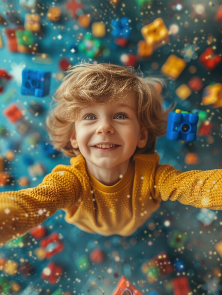 Бесплатный Фотография ребенок с аутизмом, живущий в фантастическом мире