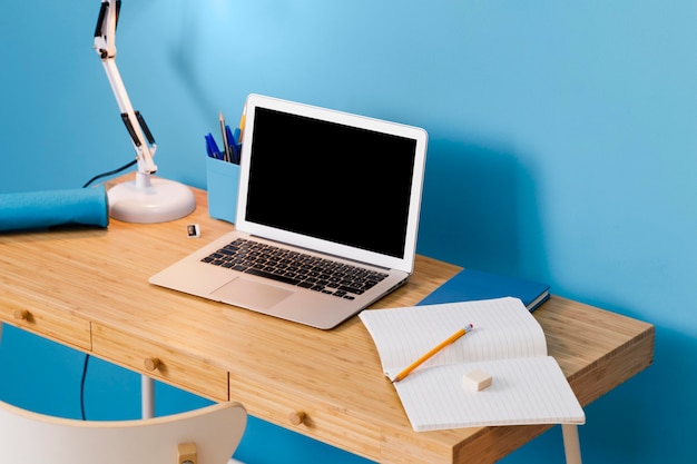 study table elevation Free photo children desk interior design