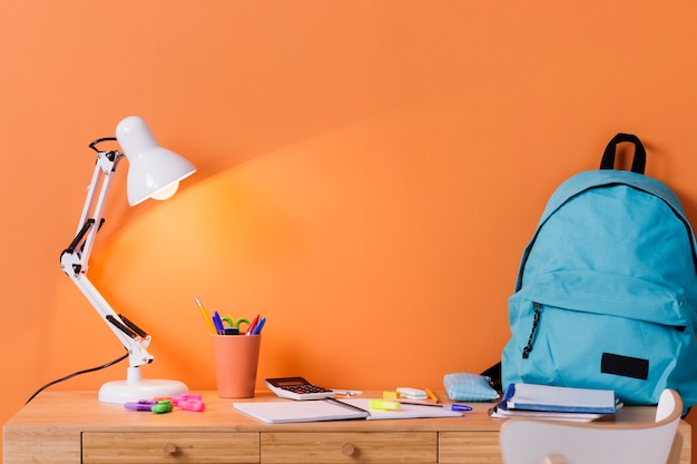 Children desk interior design