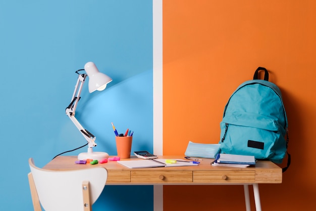 Children desk interior design