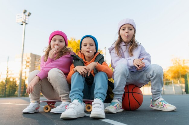 Children having fun together