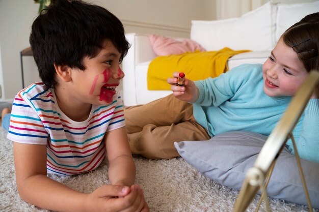 自己識別の性別を探している子供