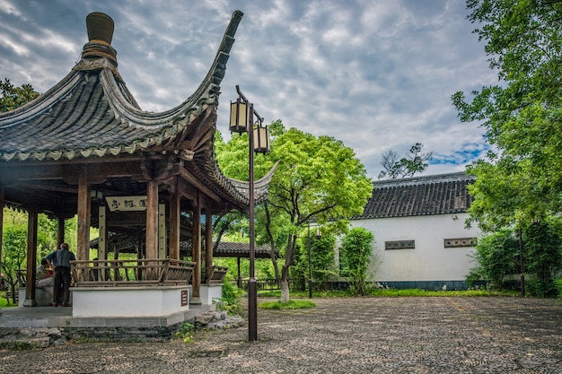 無料写真 中国古い庭