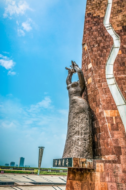 Chinese Buddhist Pagoda: Ruiguang Pagoda in Suzhou, China.