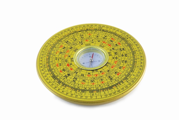 Free photo chinese compass closeup