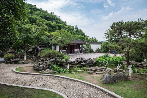 Бесплатное фото Китайский сад в цюрихе
