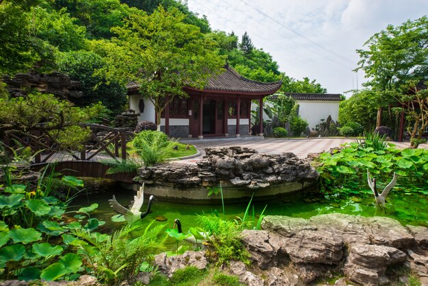 Chinese garden in Zurich