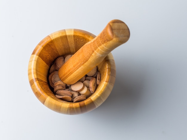 Chinese Herbal Medicine in a Mortar