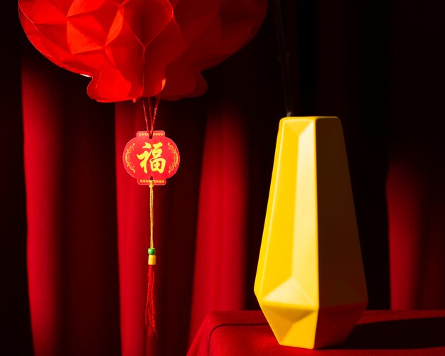 Chinese new year 2021 front view decor