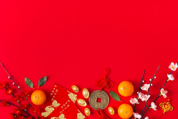 Free photo chinese new year concept with copy space