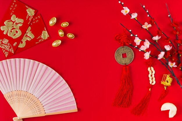 Free photo chinese new year concept with copy space