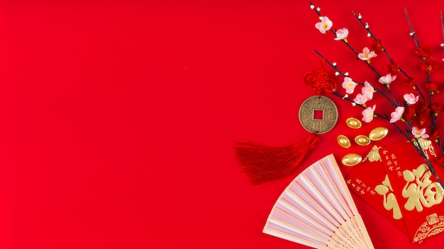 Free photo chinese new year concept with copy space