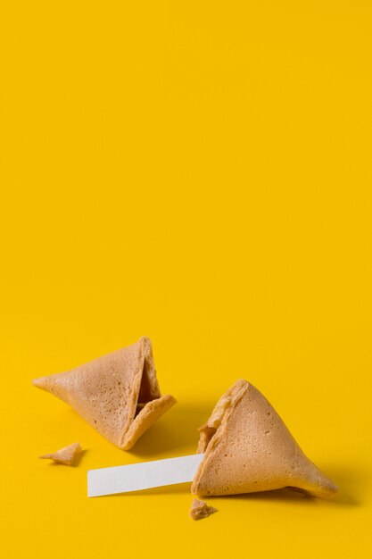 Chinese new year with fortune cookies