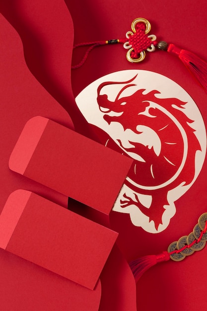 Chinese new year with ox concept