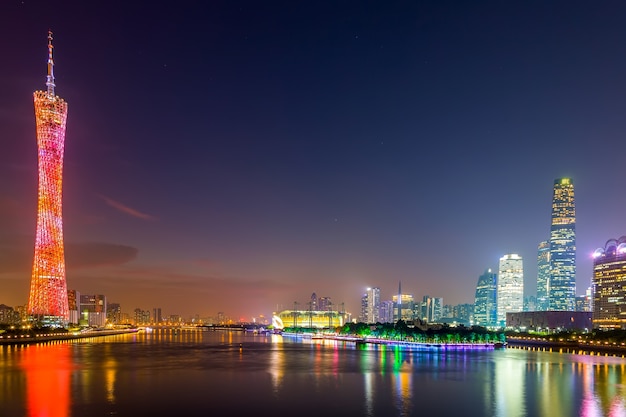 Chinese tourism tower modern scenery