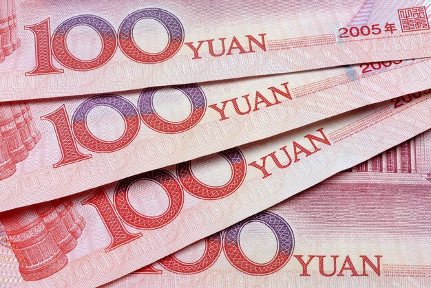 Бесплатное фото Китайский юань деньги