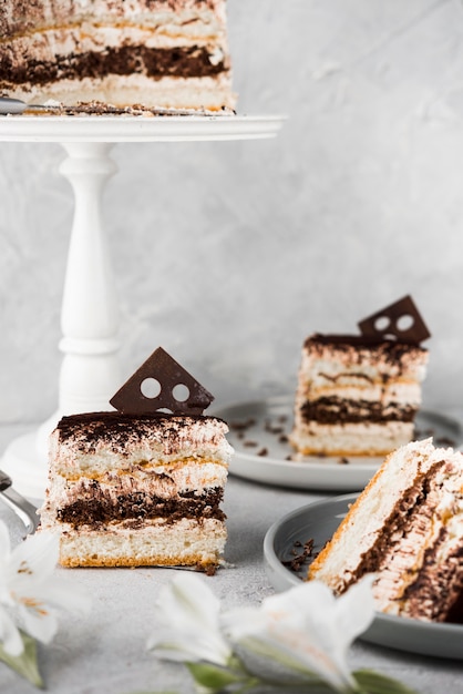 Chocolate cake assortment