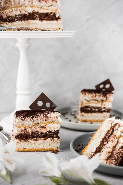 Chocolate cake assortment