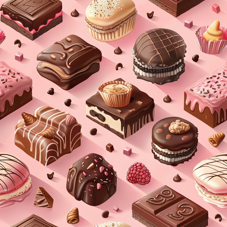 Free Photo chocolate cartoon illustration
