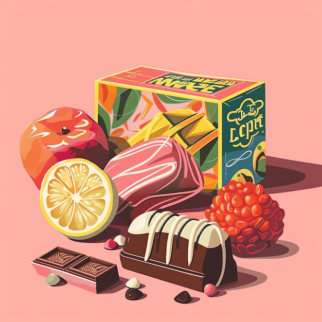 무료 사진 chocolate cartoon illustration