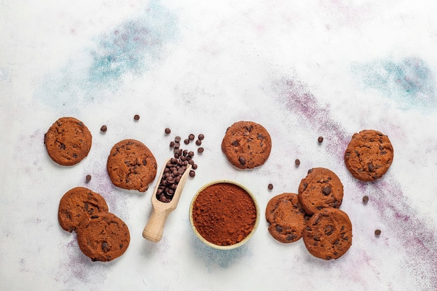 Free photo chocolate chip gluten free cookies.