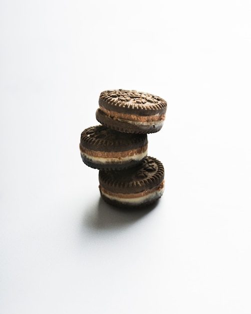 Free photo chocolate cookies