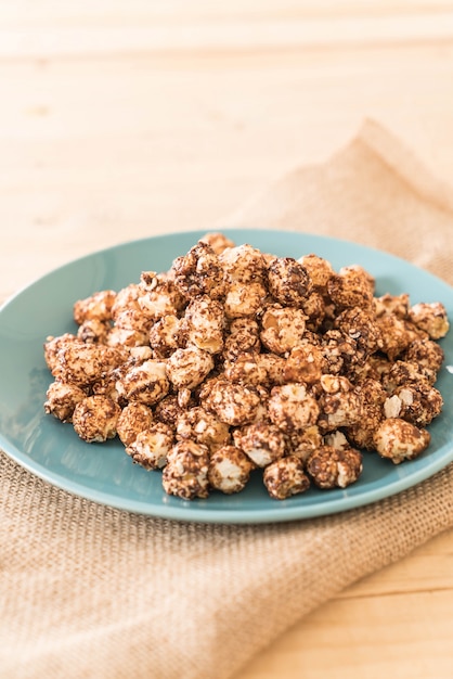 Chocolate covered popcorn