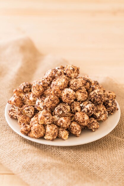 Chocolate covered popcorn