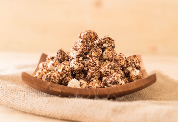 Chocolate covered popcorn