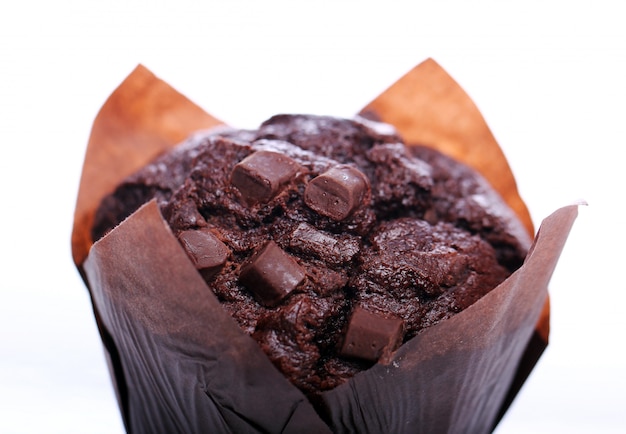 Free photo chocolate cupcake