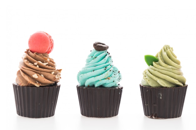 Foto gratuita cupcakes al cioccolato