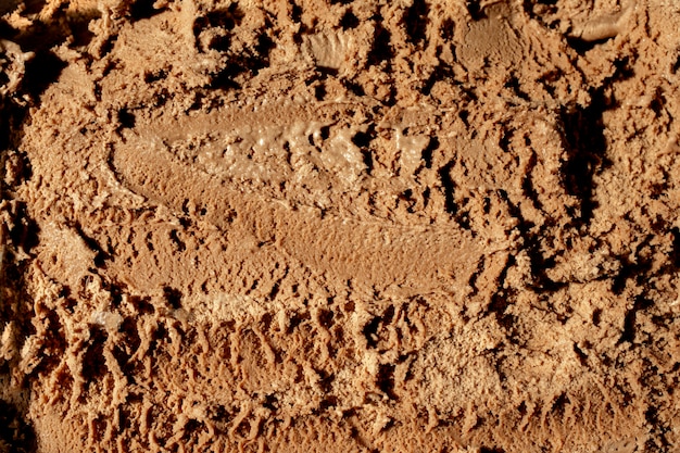 Free photo chocolate ice cream texture