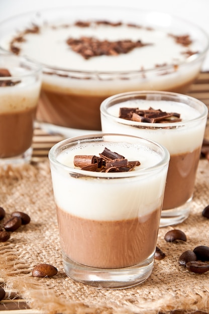 Panna cotta al cioccolato