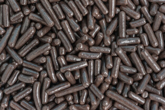 Chocolate stick sprinkle background texture