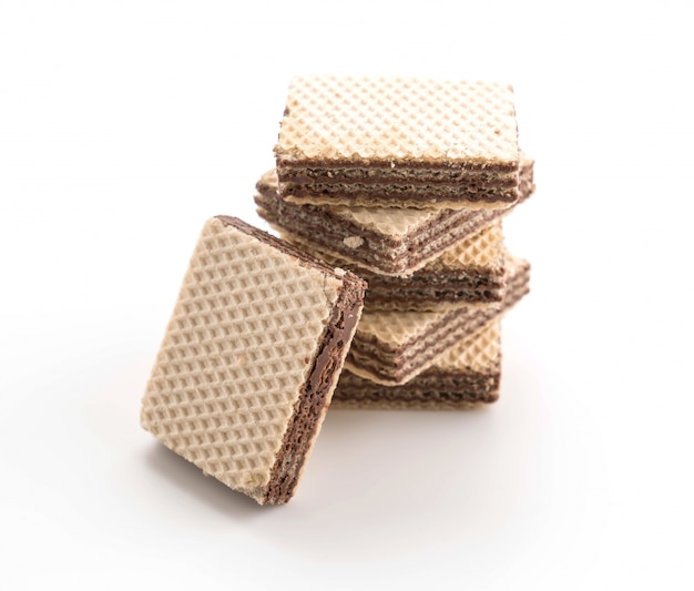 Free photo chocolate wafer