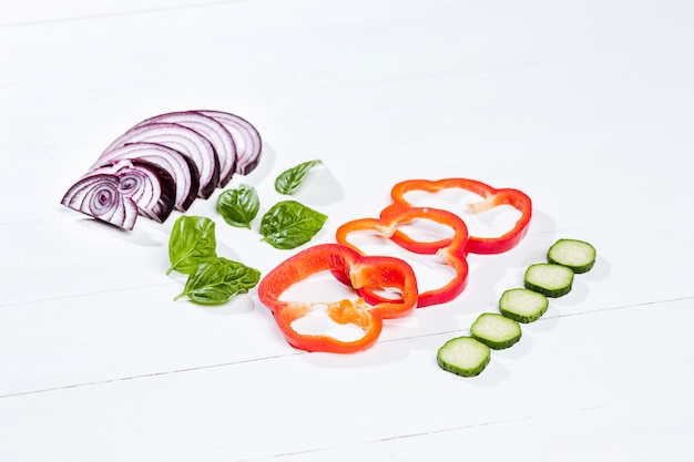 Chopping food ingredients