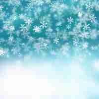 Free photo christmas background of snowflakes and stars