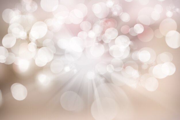 Christmas background with bokeh lights design