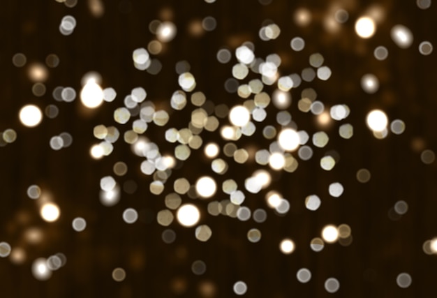 Christmas background with bokeh lights design