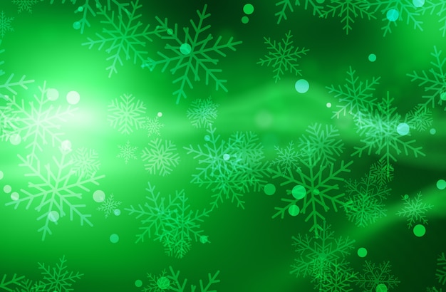 Christmas background with snowflakes